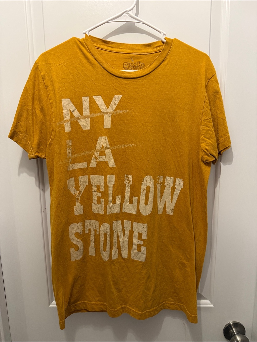 🥳 5 for $25 Yellowstone Graphic Tee - Women’s Mustard Short Sleeve Shirt